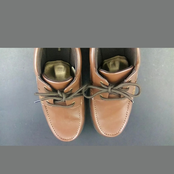 Hush Puppies Men's Gus Oxfords Tan Leather Size 13 - Picture 5 of 8